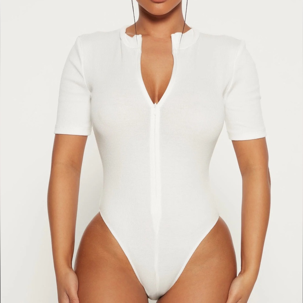 Fashion Nova Grind Time Bodysuit - White